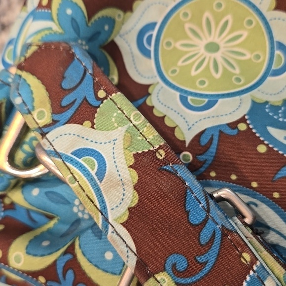 JU JU BE BACKPACK DIAPERBAG WITH CHANGING PAD. PAISLEY AND FLORAL. - Picture 9 of 16